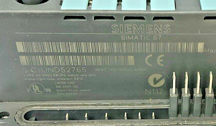 SIEMENS 6ES7 142-1BD22-0XB0 S7 MODULE ET 200X
