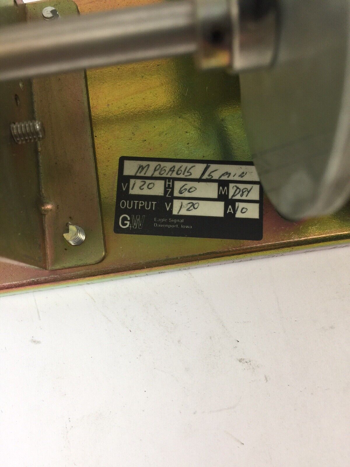 EAGLE SIGNAL CONTROL MP6A615 120V 60HZ 10A 5 MIN