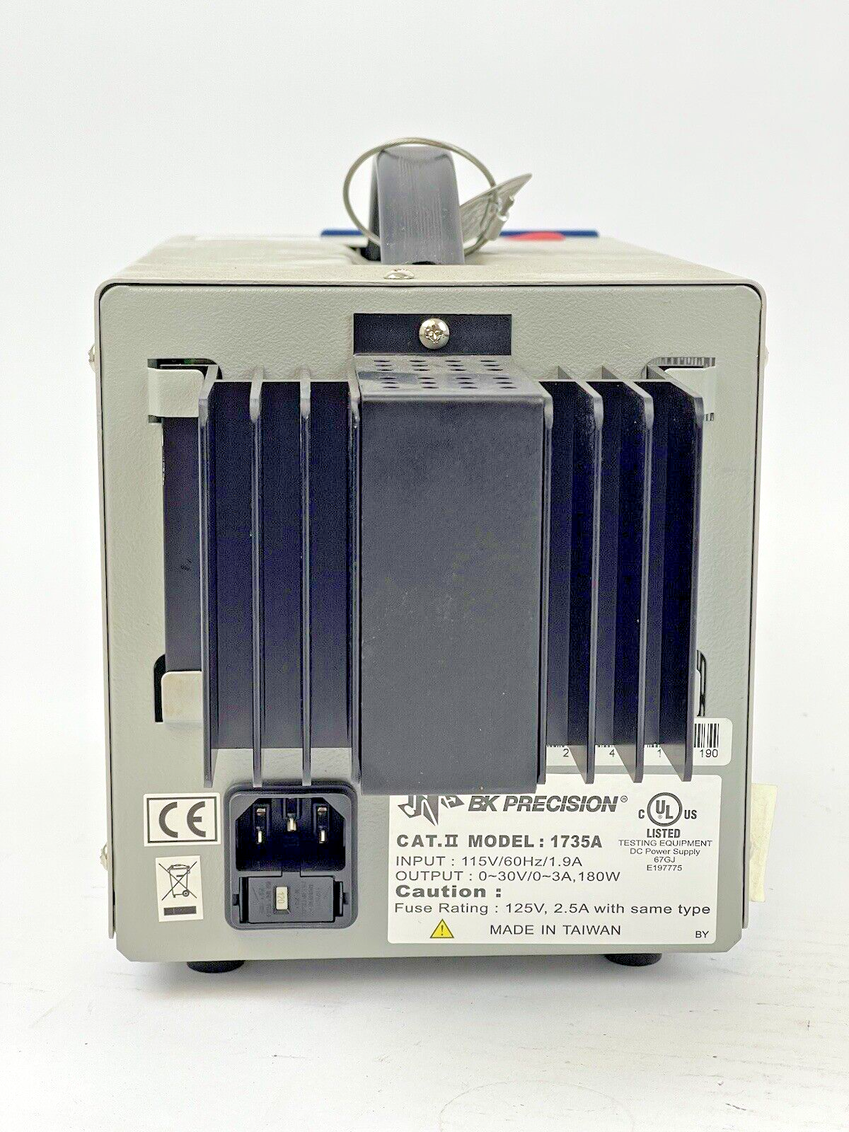 BK PRECISION 1735A Single Output DC Power Supply: 0 to 30V, 0 to 3 A, 120/24V AC