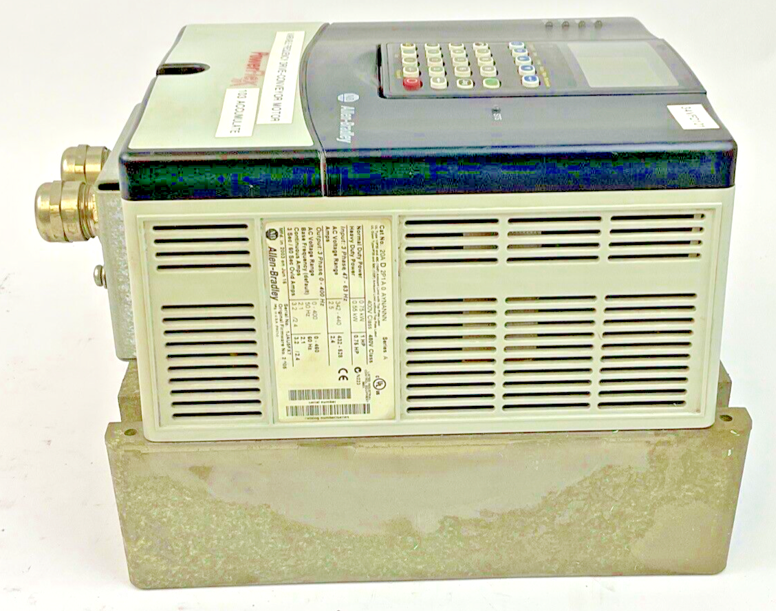 ALLEN BRADLEY 20AD2P1A0AYNANNN AC DRIVE SER.A 480V FRM:2.005
