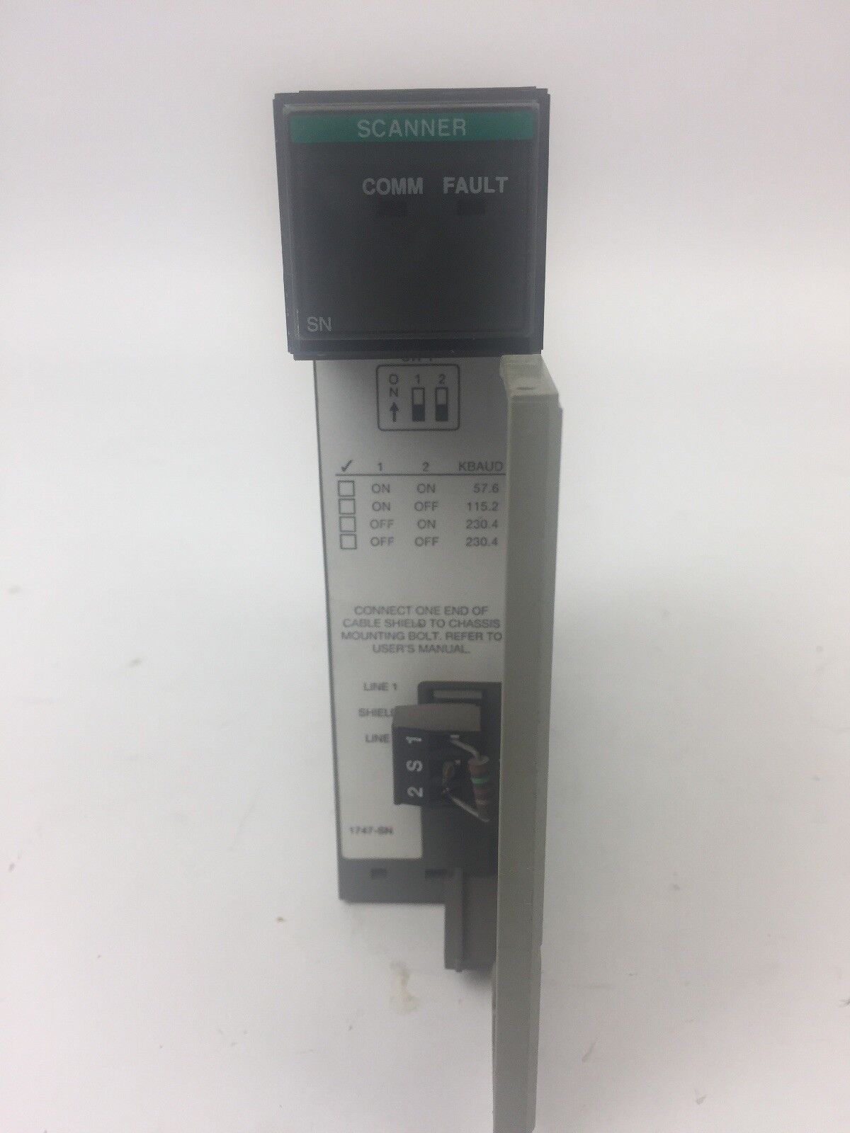 ALLEN BRADLEY 1747-SN REMOTE I/O SCANNER MODULE SER B
