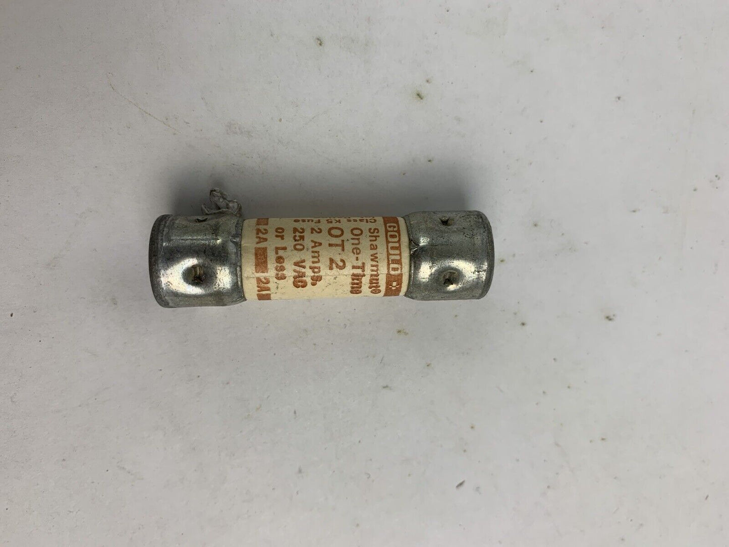 Gould Shawmut One-Time OT2 2A 250V Fuse "Lot of 10"