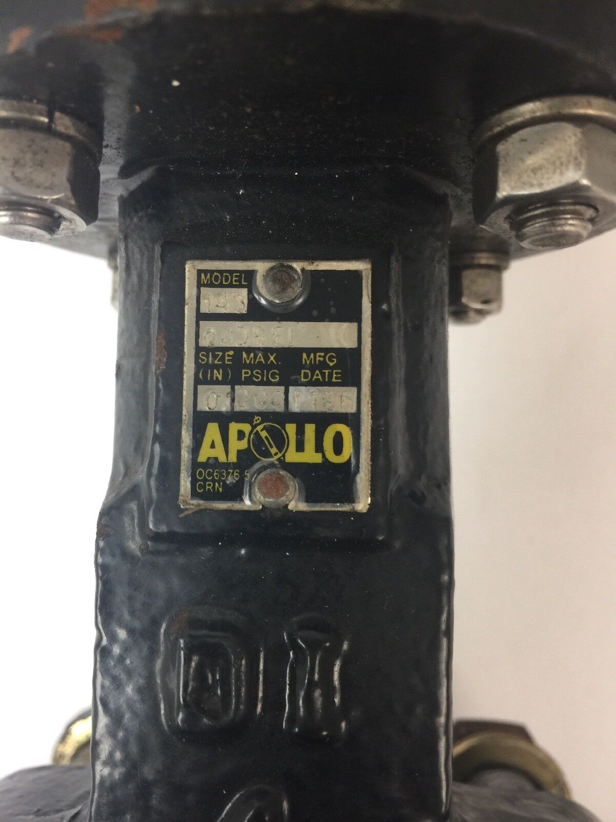 APOLLO AE40010 ACTUATOR 115VAC NEMA 4 TORQUE 400 IN-LBS W/ 143 04DBE1