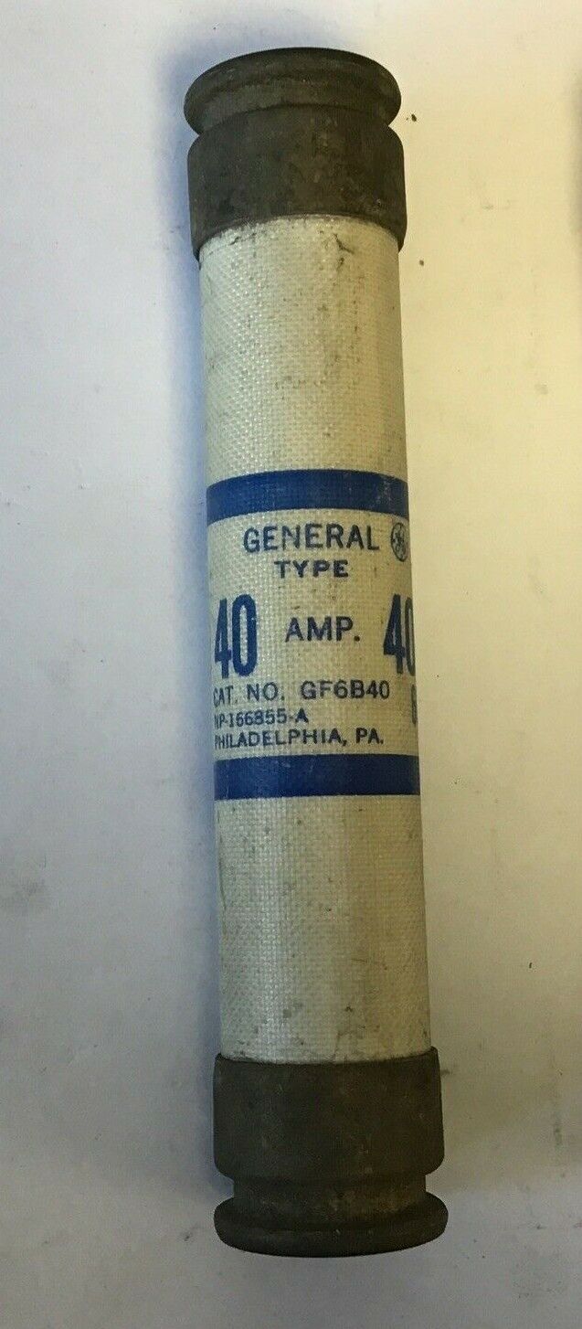 GENERAL ELECTRIC GF6B40 FUSE TYPE CLF 600V 40AMP ***LOTOF5***