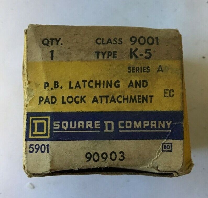 SQUARE D 9001 K5 PADLOCK ATTACHMENT WITH P.B. LATCHING