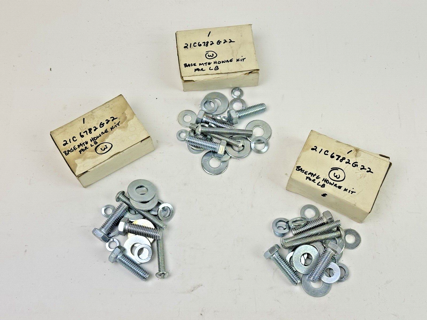 WESTINGHOUSE *LOT OF 3* - 21C6782G22 - BASE MOUNTING HARDWARE KIT FOR LB