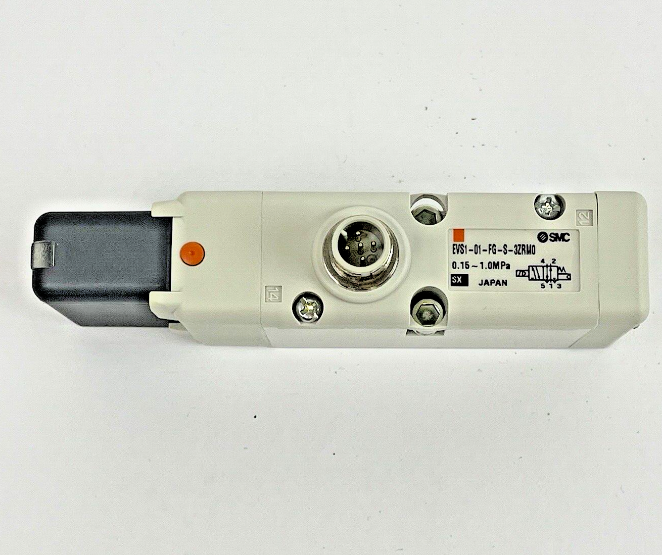 SMC - EVS1-01-FG-S-3ZRMO SOLENOID VALVE - ISO SGL SOL, VS7-6 SOL VALVE 4/5 PORT
