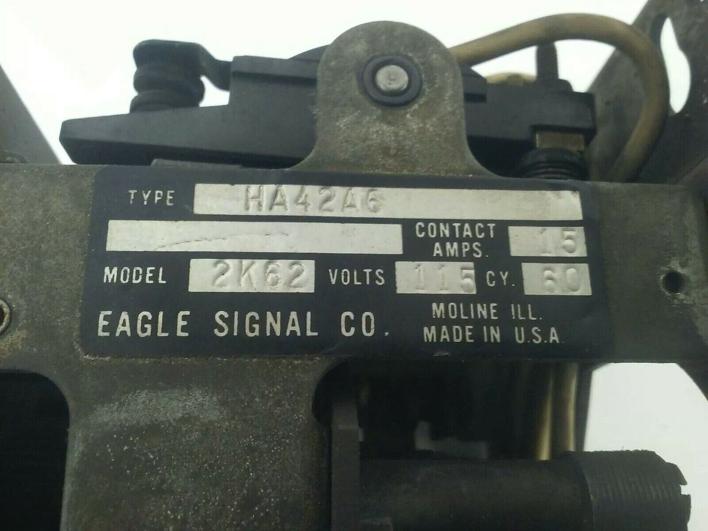 EAGLE SIGNAL HA42A6 MICROFLEX TIMER MODEL 2K62, 15A, 115V 60HZ, 120 SECOND
