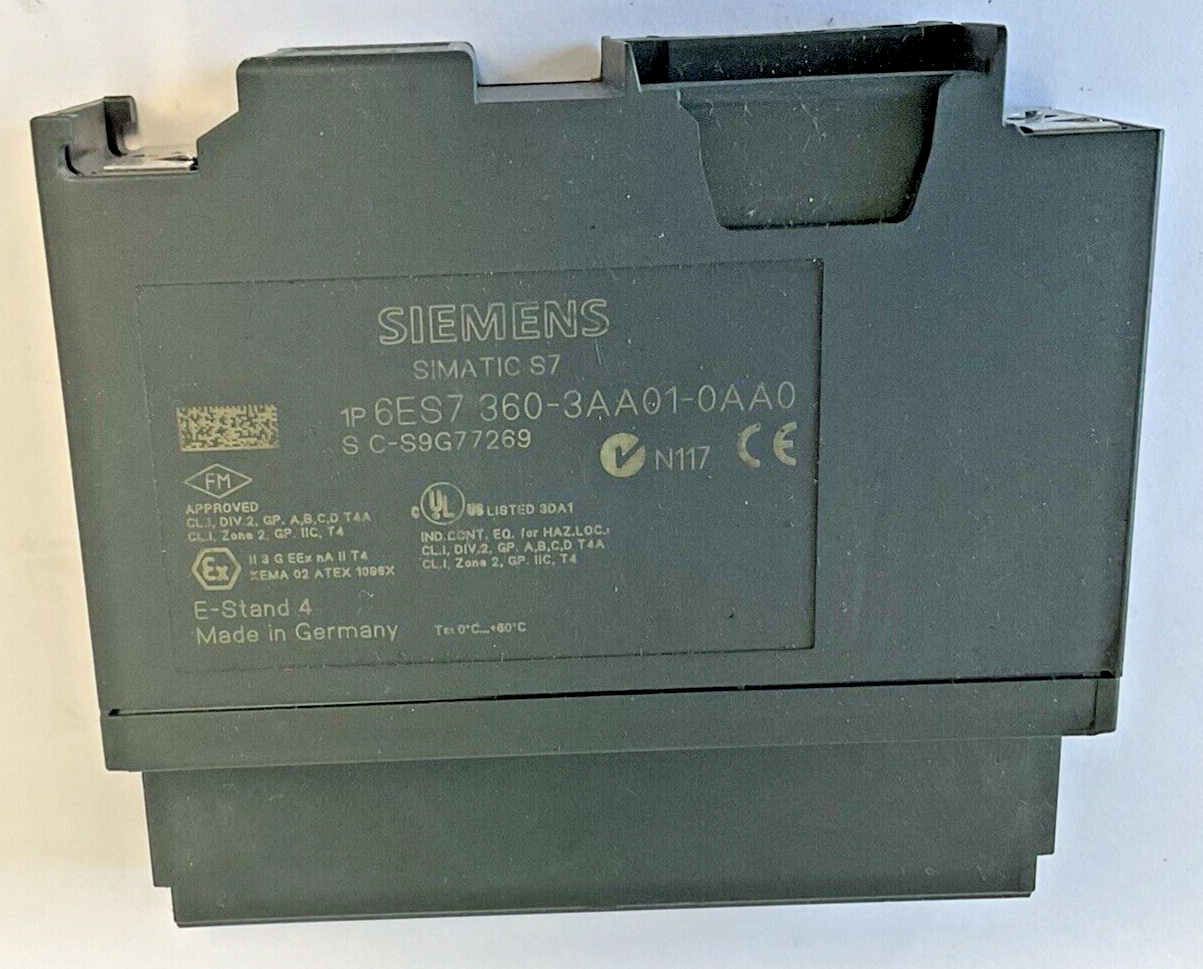 SIEMENS 6ES7 360-3AA01-0AA0 S7 INTERFACE SIMATIC S7