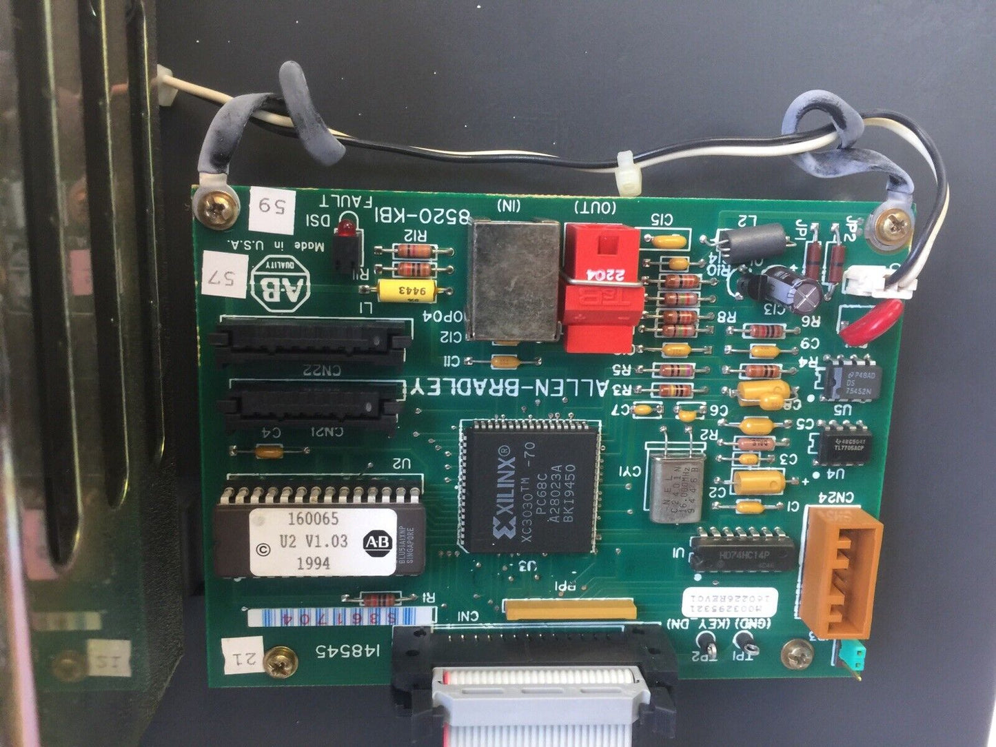ALLEN BRADLEY 8520 VOP 9/SERIES COLOR OPERATOR PANEL REV 01