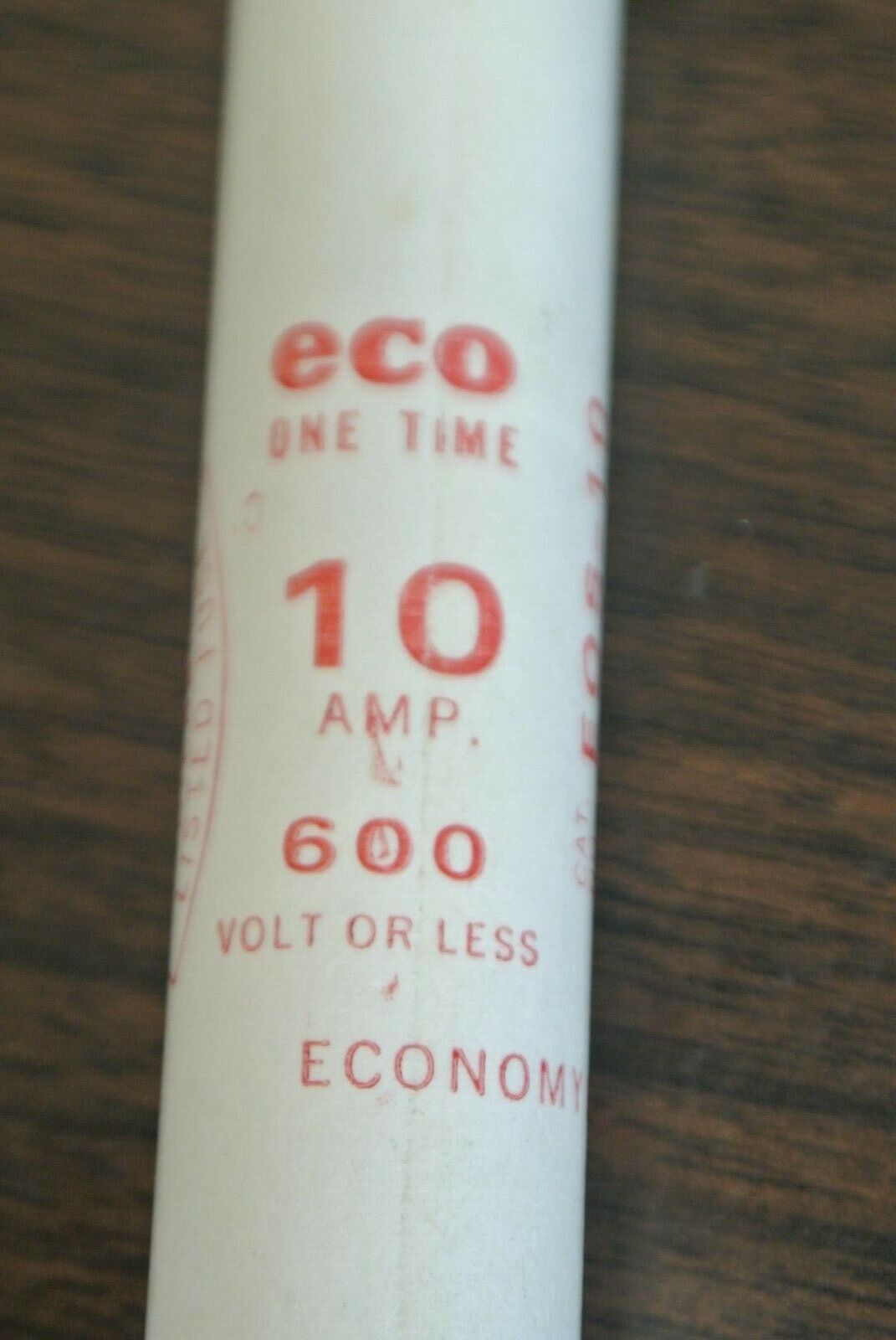 LOT of 9 / ECO / ECONOMY EOS10 ONE-TIME FUSE / 10A / 600V NEW SURPLUS
