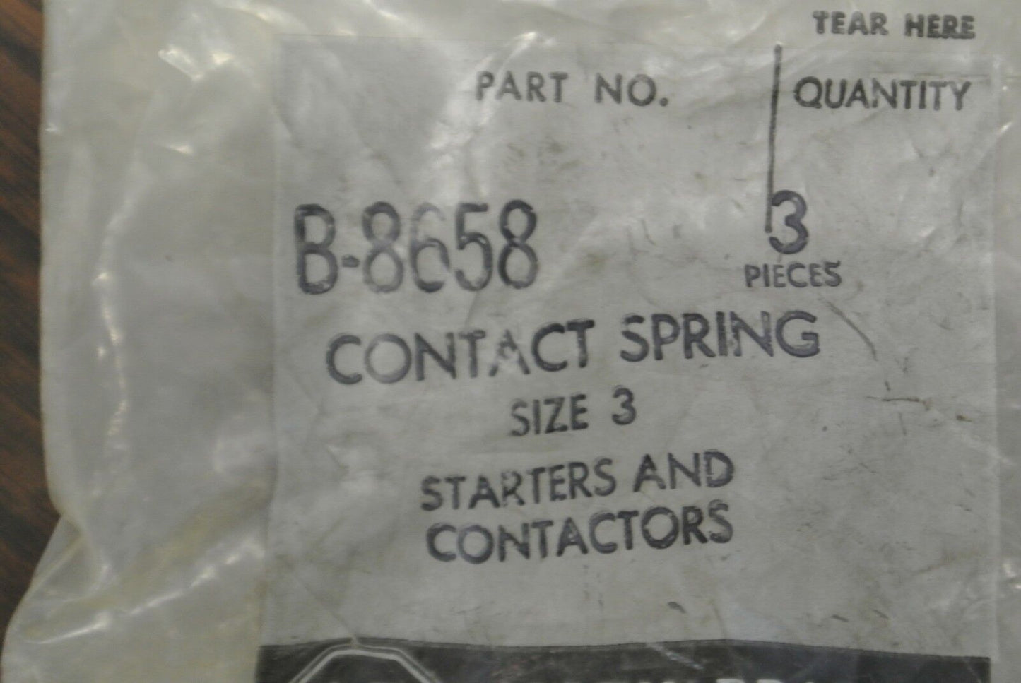 BAG of 3 / ALLEN-BRADLEY B-8658 CONTACT SPRINGS / for SIZE 3 / NEW SURPLUS
