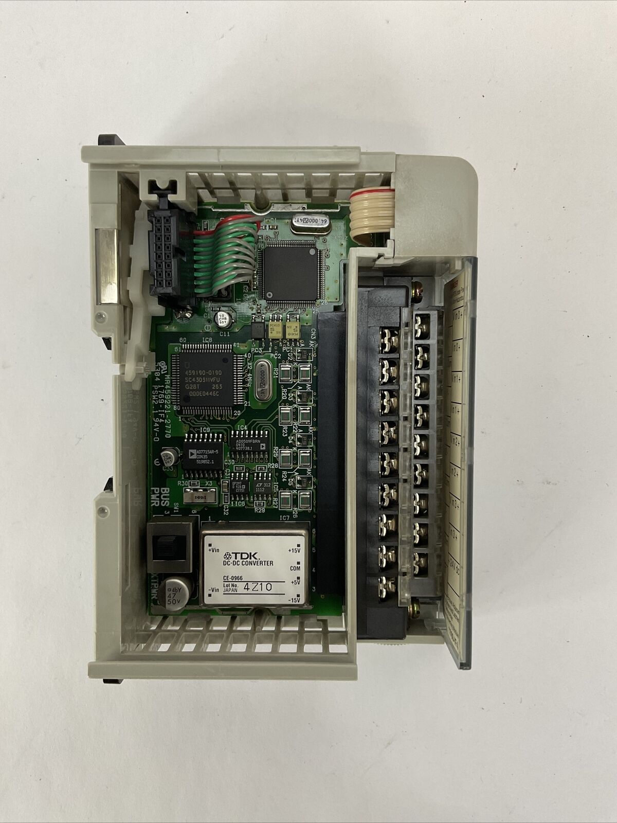 ALLEN BRADLEY 1769-IF4 SER B REV 1 F/W REV 2.1 4 CHNL ANALOG INPUT MODULE