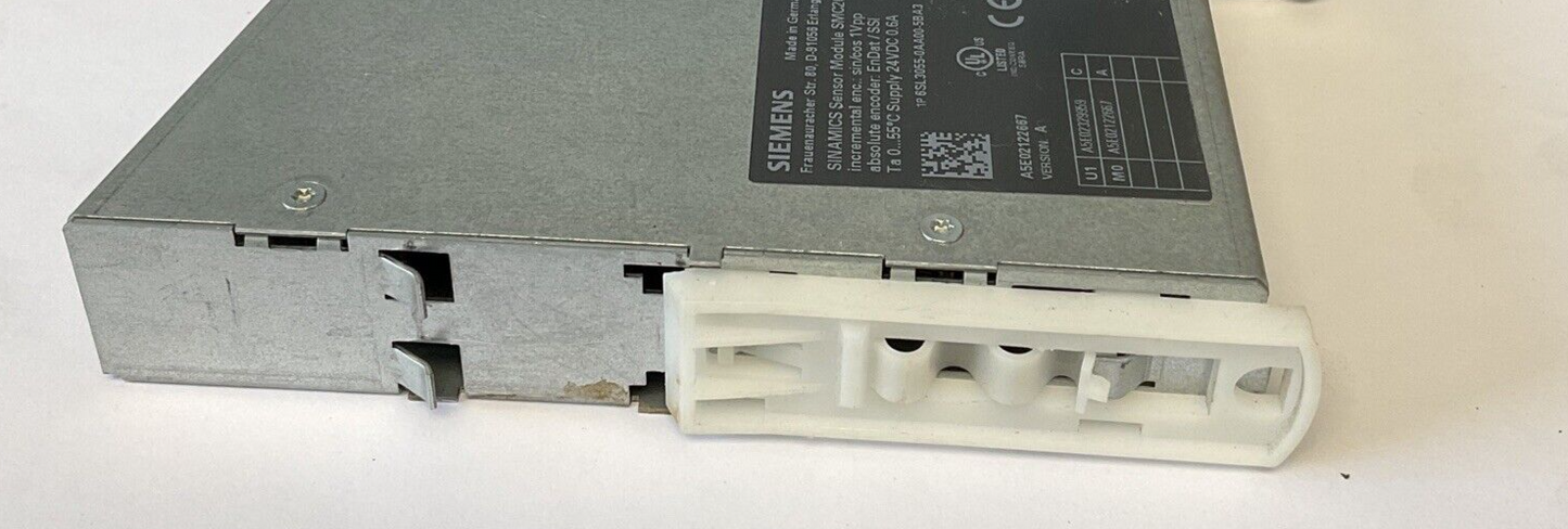 SIEMENS 6SL3055-0AA00-5BA3 SENSOR MODULE SMC20 24VDC 0.6A VER.A