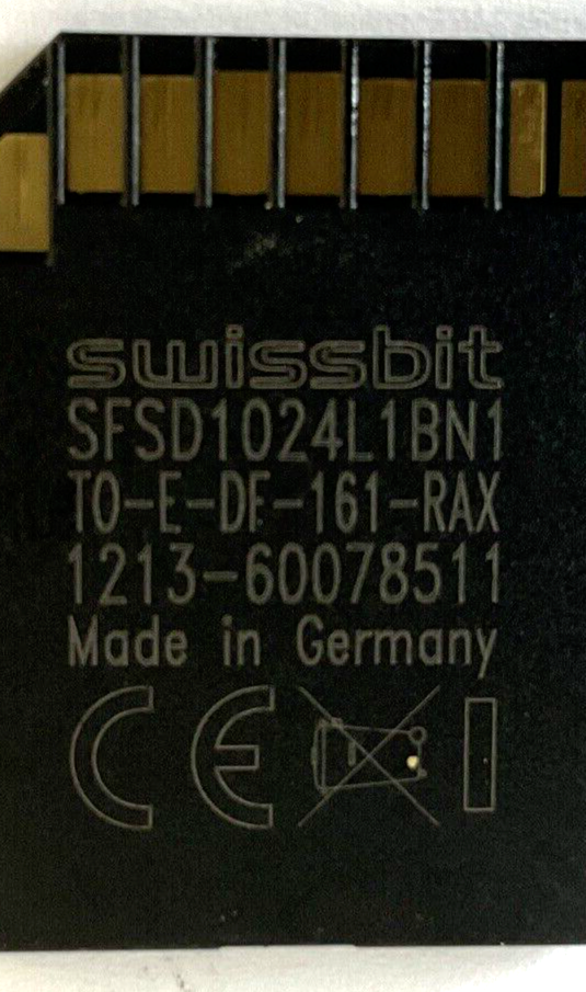 ALLEN BRADLEY 1784-SD1/A MEMORY CARD 1GB CAPACITY DIR:1000009611/04