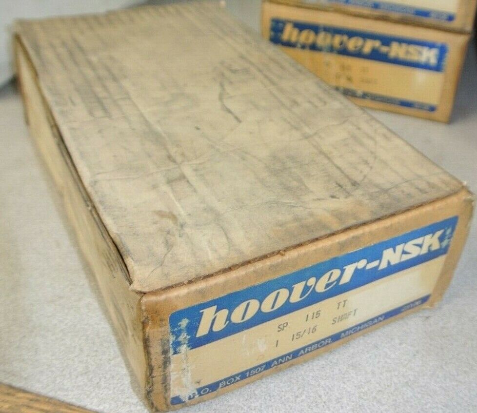HOOVER-NSK SP115TT PILLOW BLOCK BALL BEARING UNIT / 1-15/16" BORE / NEW SURPLUS