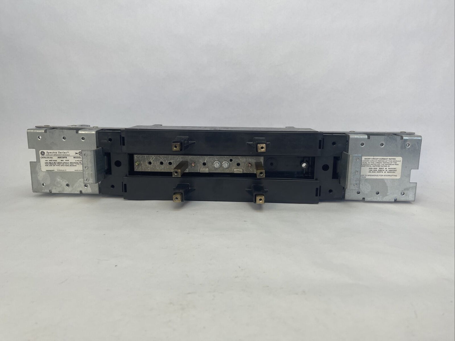 GE AMC6FB SPECTRA SERIES CIRCUIT BREAKER MODULE MODEL 1 100A 600V 6P FOR USE