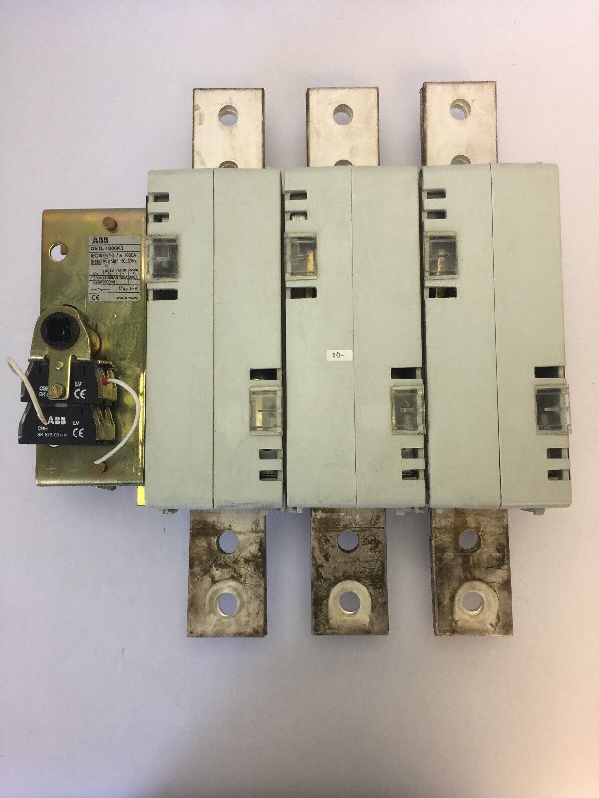 ABB OETL 1000K3 DISCONNECT SWITCH 1000A 690V 3 POLES