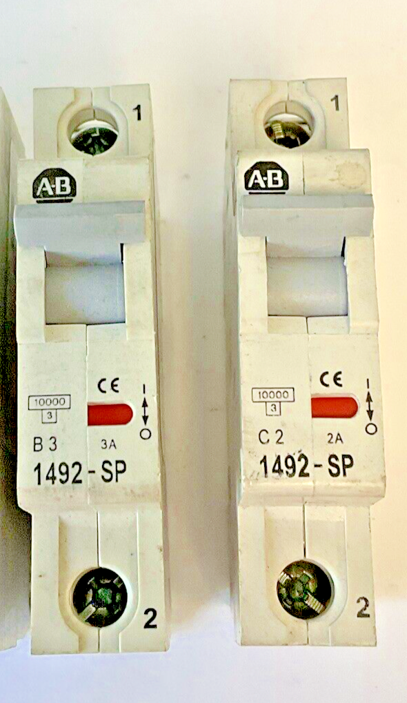 ALLEN BRADLEY 1492-SP1 (C020,B030,B040,C050,C100(2X) CIRCUIT BREAKER***LOTOF6***