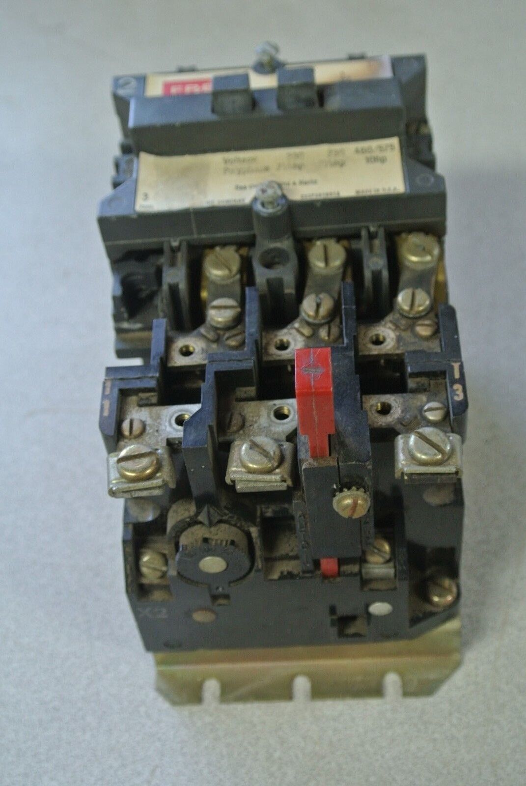 FPE / FEDERAL PACIFIC ELECTRIC 4204 STARTER - MODEL C - 110/115V COIL