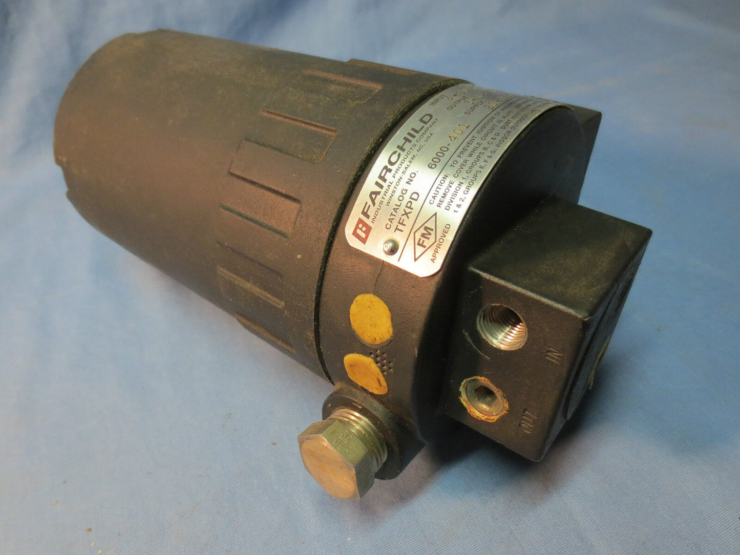 FAIRCHILD INDUSTRIAL PRODUCTS TFXPD 6000-401 ELECTRO-PNEUMATIC TRANSDUCER