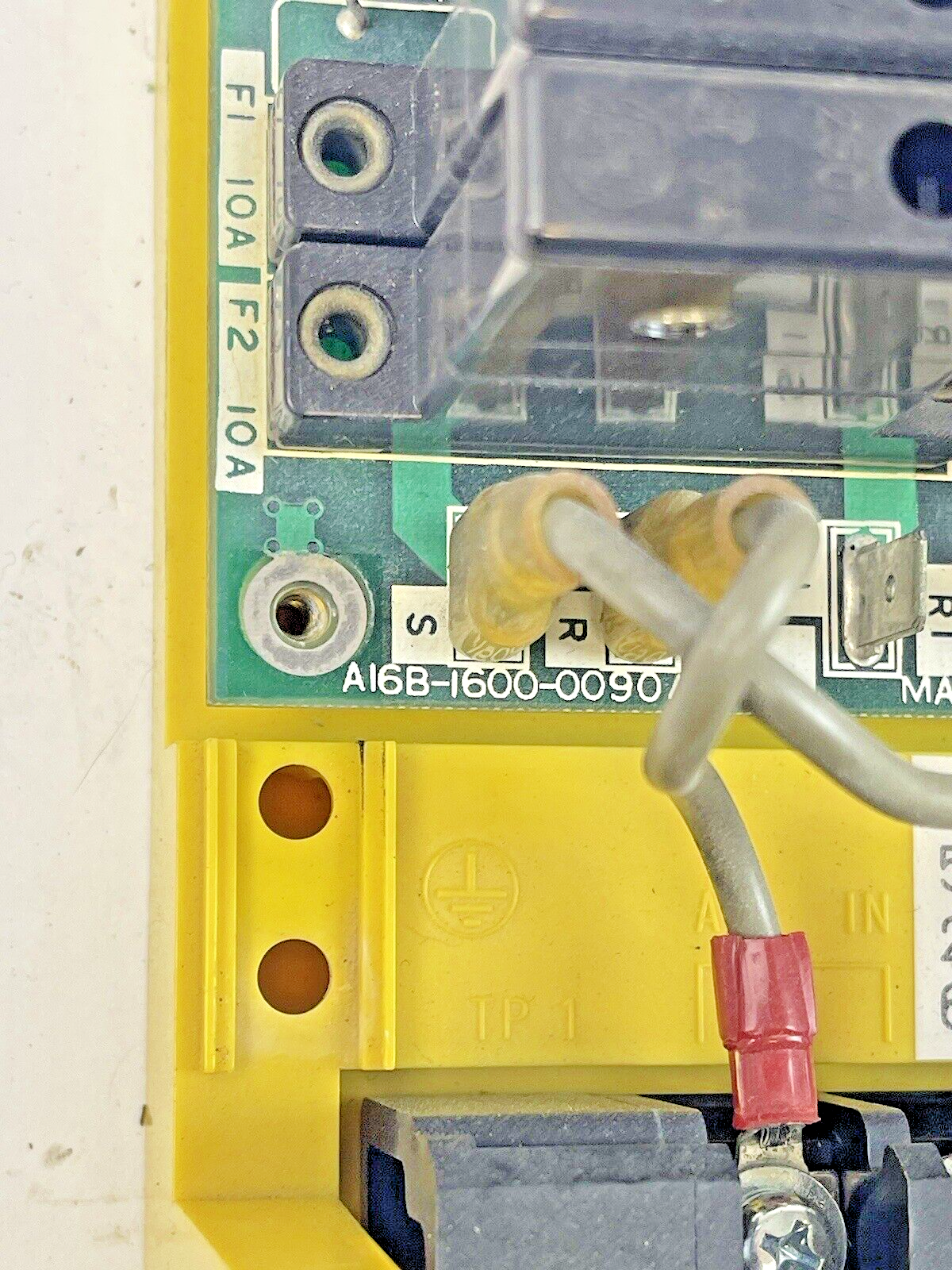 FANUC - A16B-1600-0090 - INPUT SUPPLY POWER UNIT & A980-0004-0350 BASE