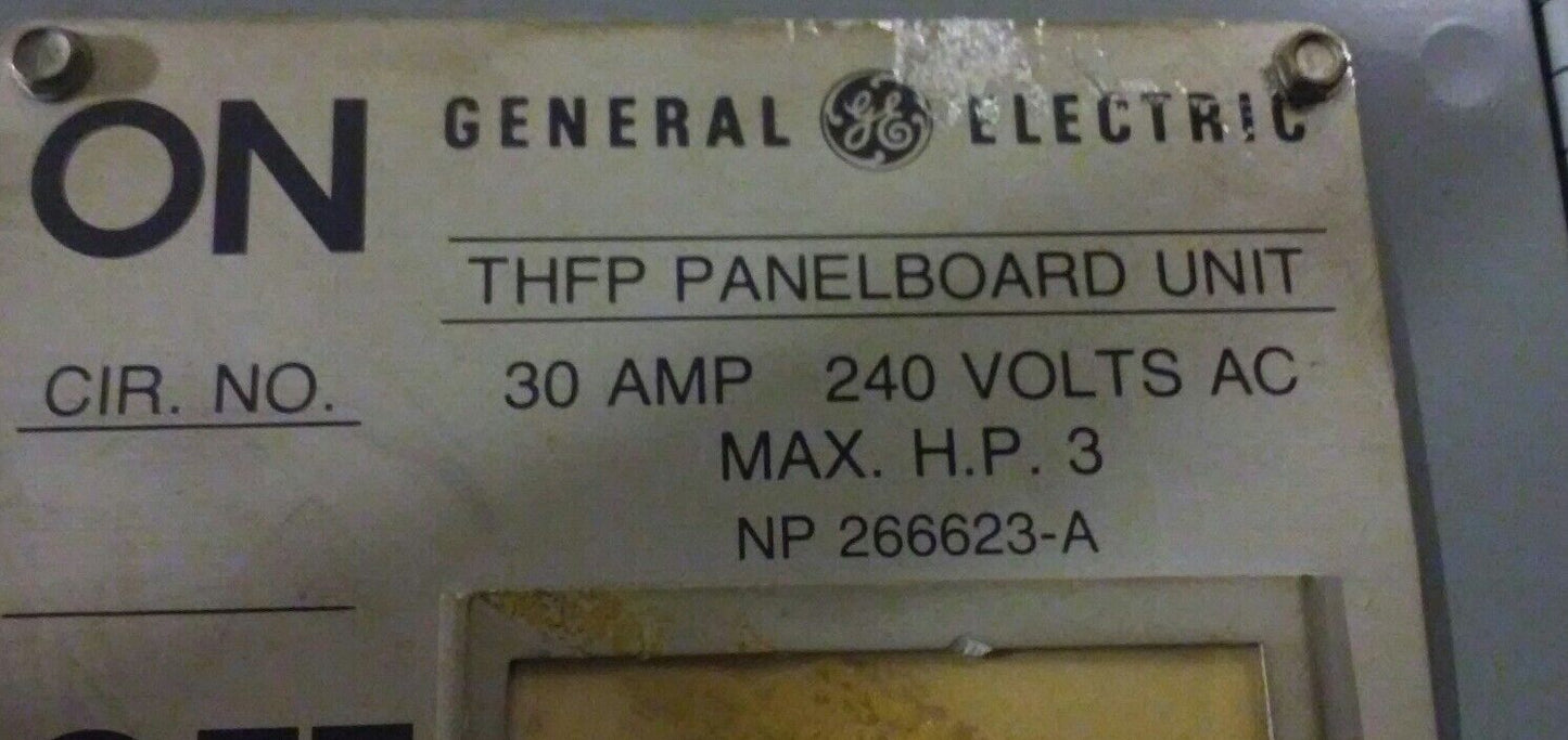 GENERAL ELECTRIC GE THFP221X - 30A, 2-P, 240V Fused Panelboard Switch
