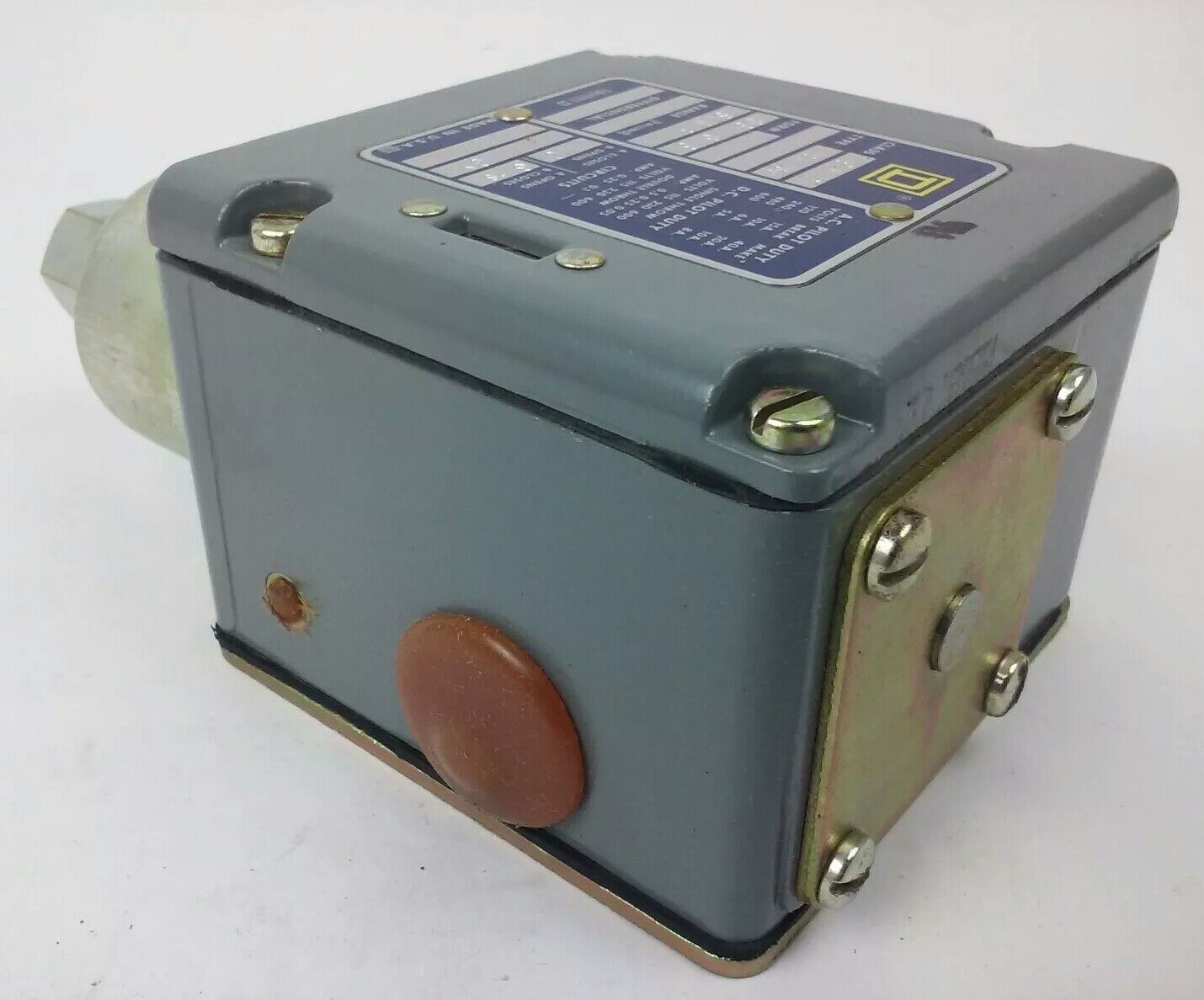SQUARE D 9012 ACW5-S35 SERIES B, PRESSURE SWITCH, SET 6-10 PSI, 9012 ACW, 600V