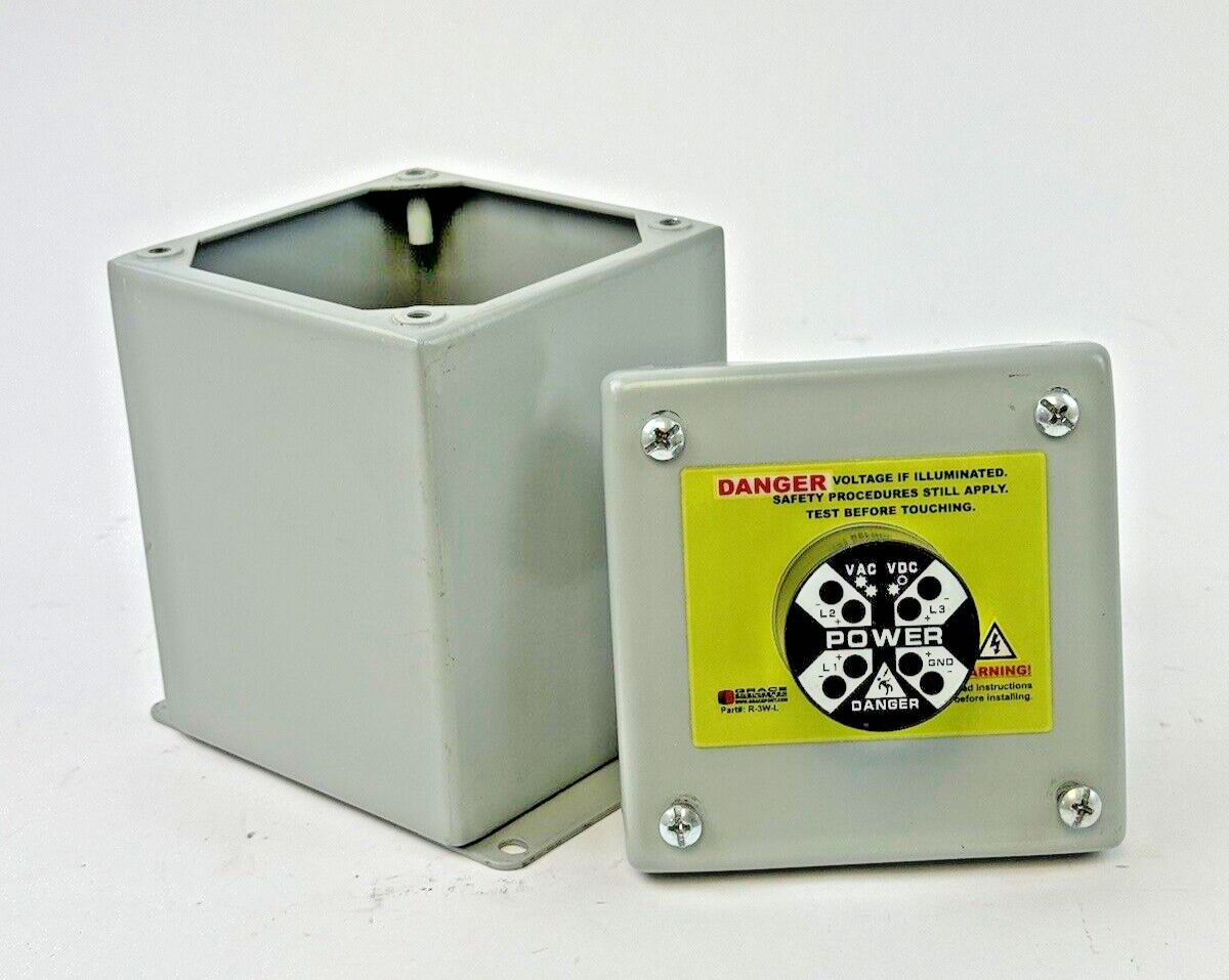 GRACE PORT - R-3W-L - HOFFMAN E1PBX - SAFESIDE R-3W -VOLTAGE INDICATOR ENCLOSURE