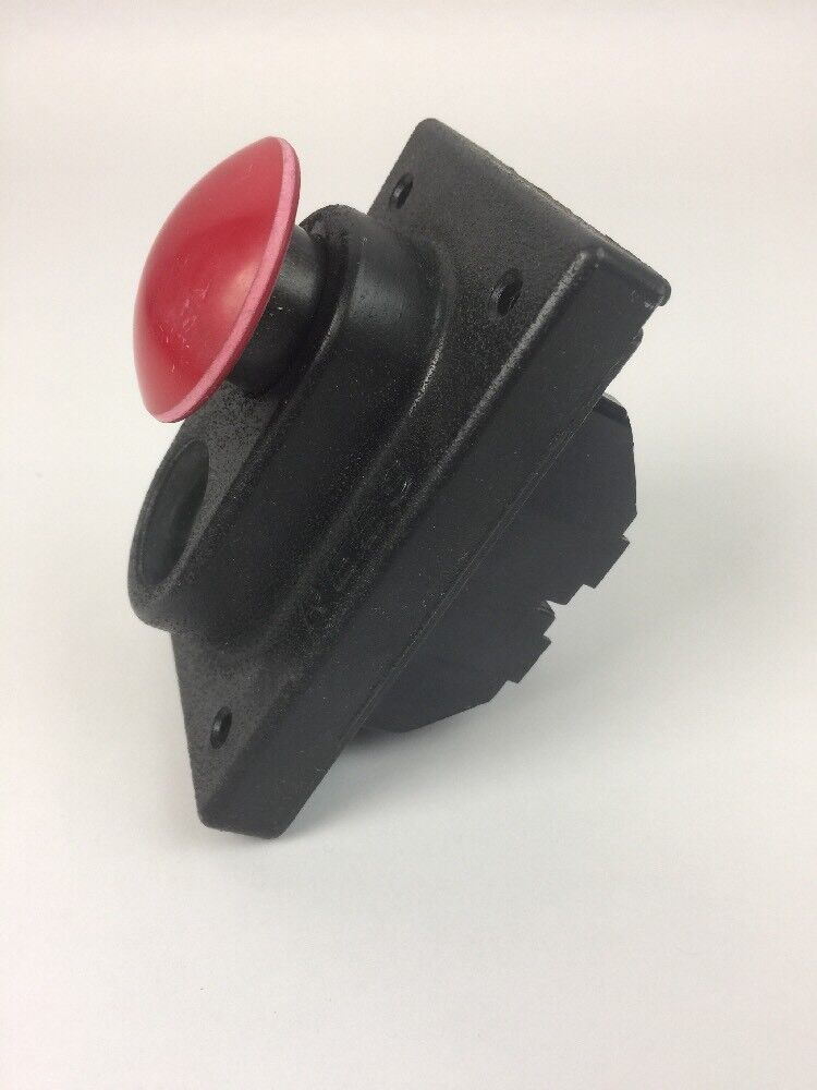 REES 1968-032 CONTROL UNIT START STOP MUSHROOM PUSH BUTTON