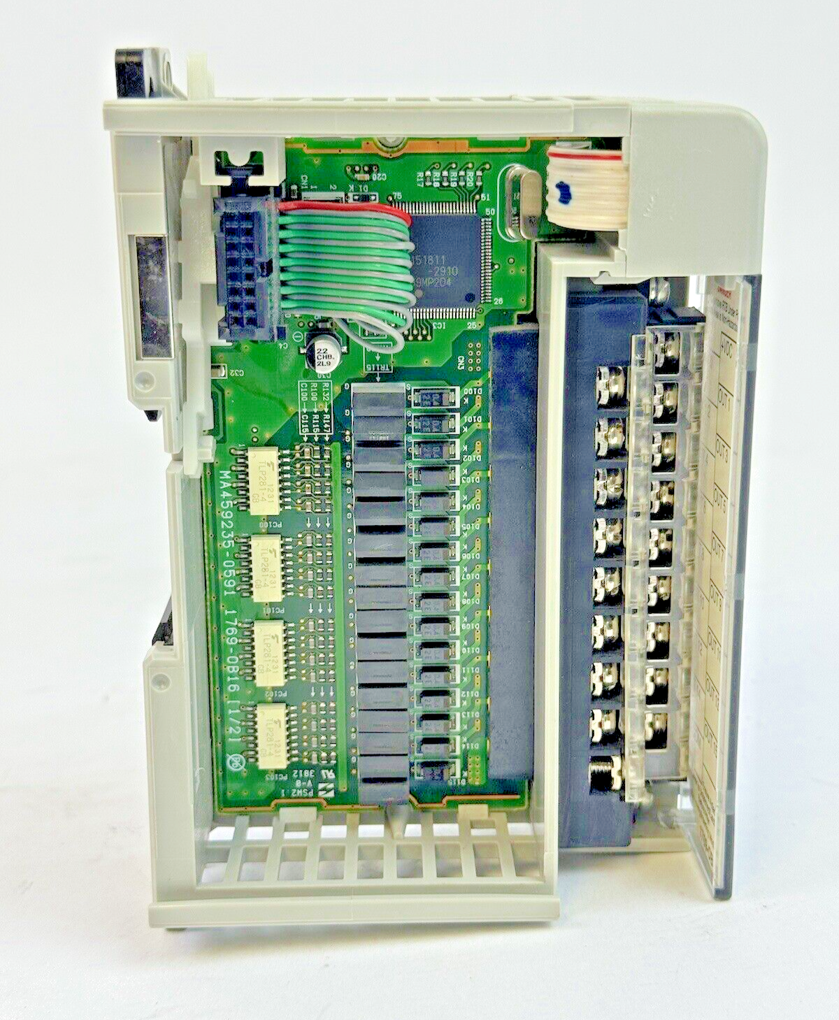 ALLEN-BRADLEY - 1769-OB16 SER. B, F/W REV 3.1 - 16 PT. - COMPACT I/O OUTPUT MOD