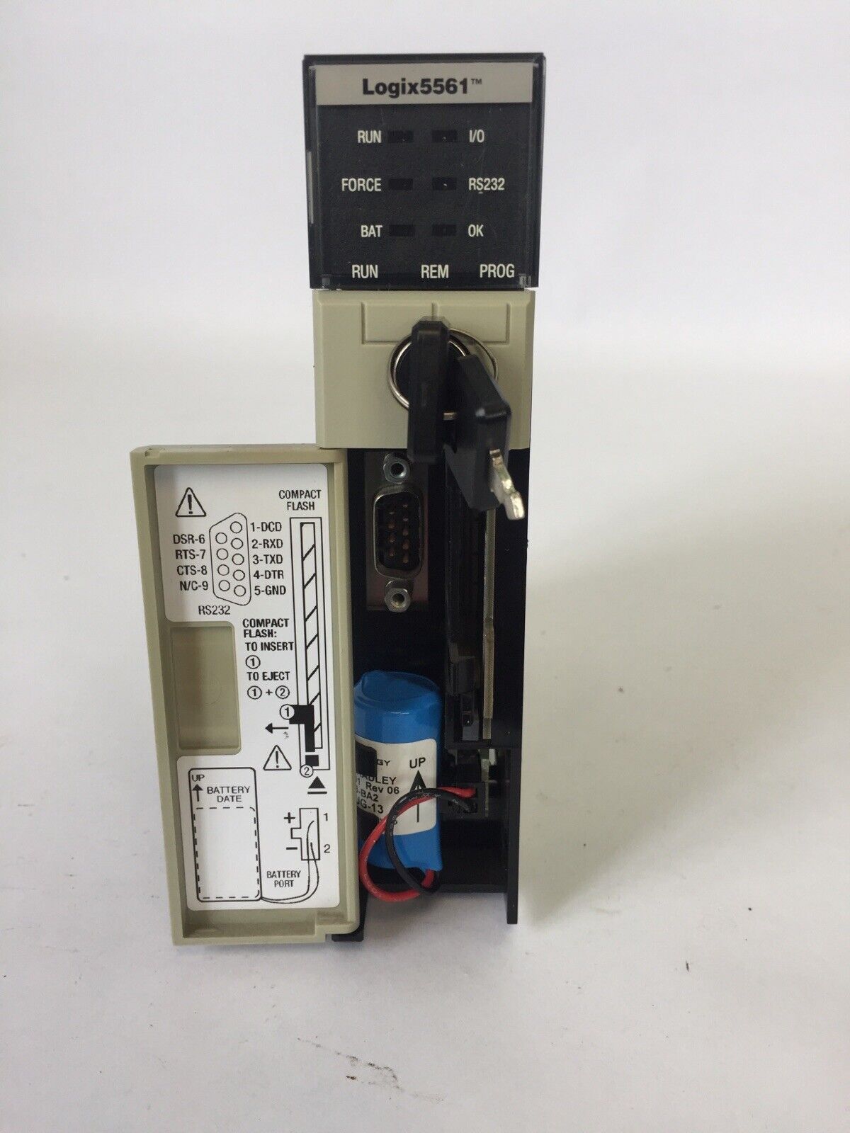ALLEN BRADLEY 1756-L61 SER B LOGIX 5561 PROCESSOR CAT REV E01 F/W REV 1.9 24VDC