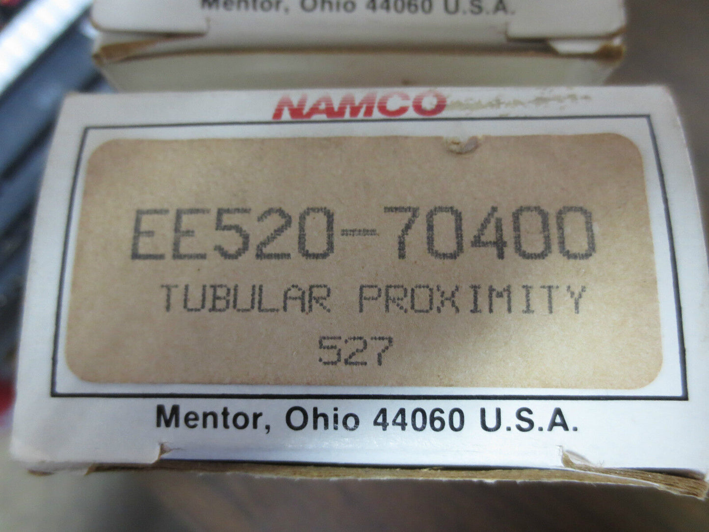 NAMCO EE520-70400 TUBULAR PROXIMITY SWITCH - NEW SURPLUS