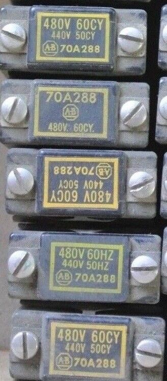 ALLEN-BRADLEY 70A288 COIL SIZE 0 440-480V, 50-60Hz NEW SURPLUS LOT of 5