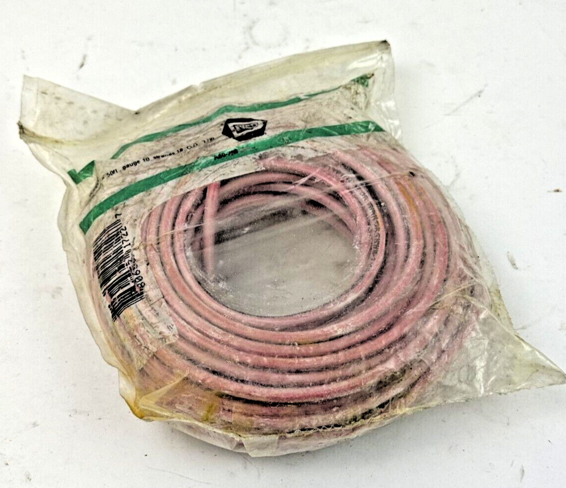 DEVCO - 6335R - ELECTRICAL WIRE - RED, 50FT, 10 GAUGE, 18 STRAND, .17 IN