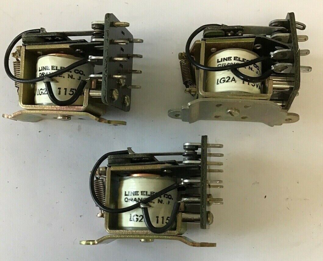 LINE ELECTRIC LG2A RELAY 115VAC 2N.C.***LOTOF3***