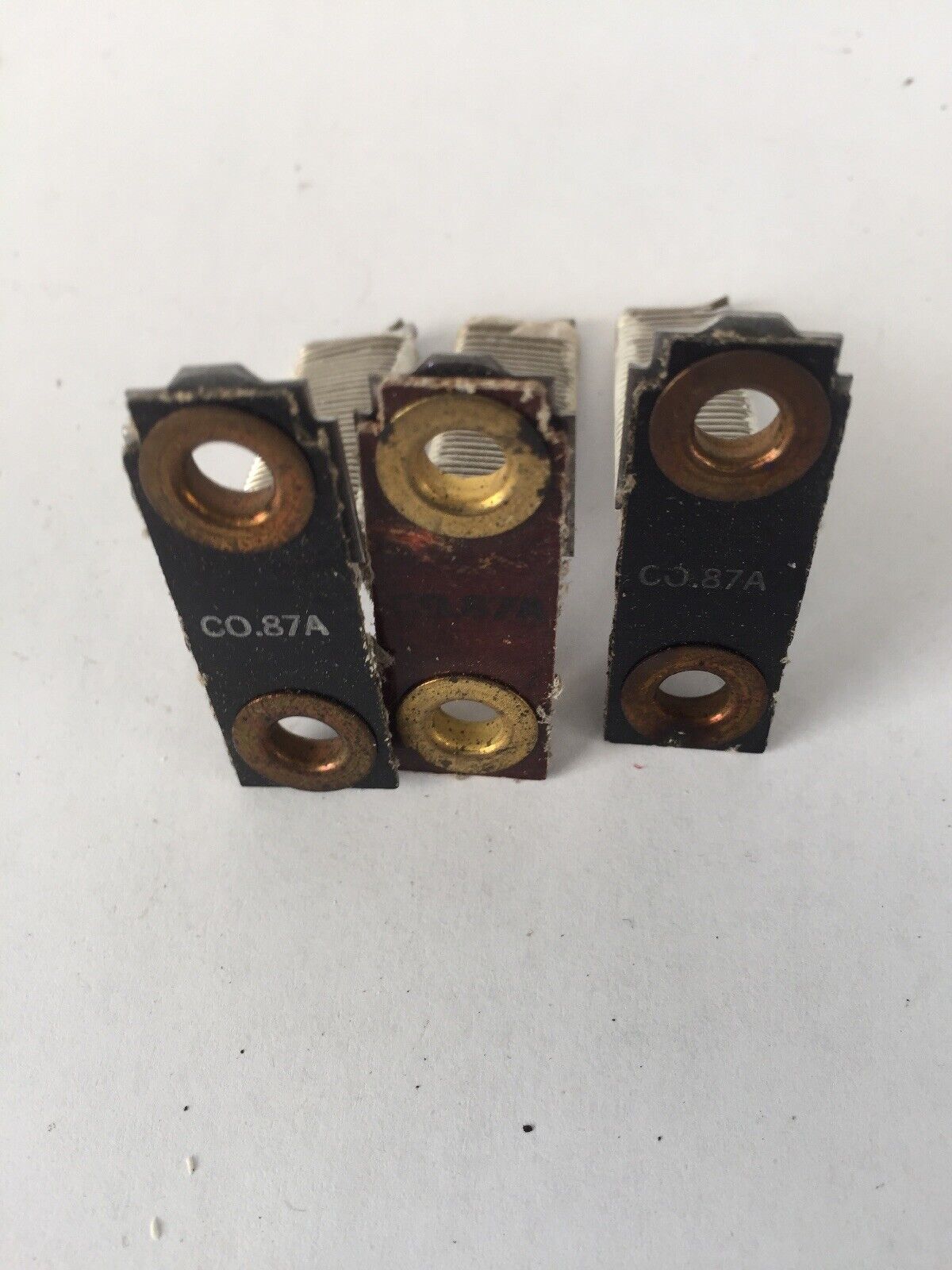 LOT OF (3) GE CR123C0.87A OVERLOAD THERMAL UNIT HEATING ELEMENTS C0.87A