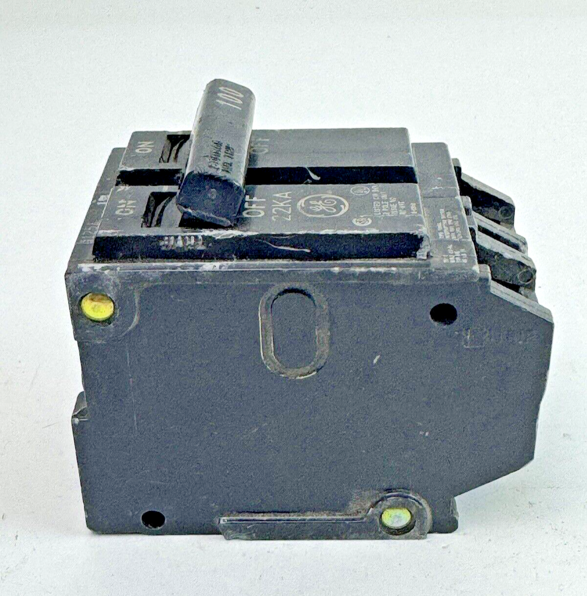 GE - THQL2100 - COMMON TRIP CIRCUIT BREAKER - 2 POLE, 100 A, 240 VAC **READ DES.