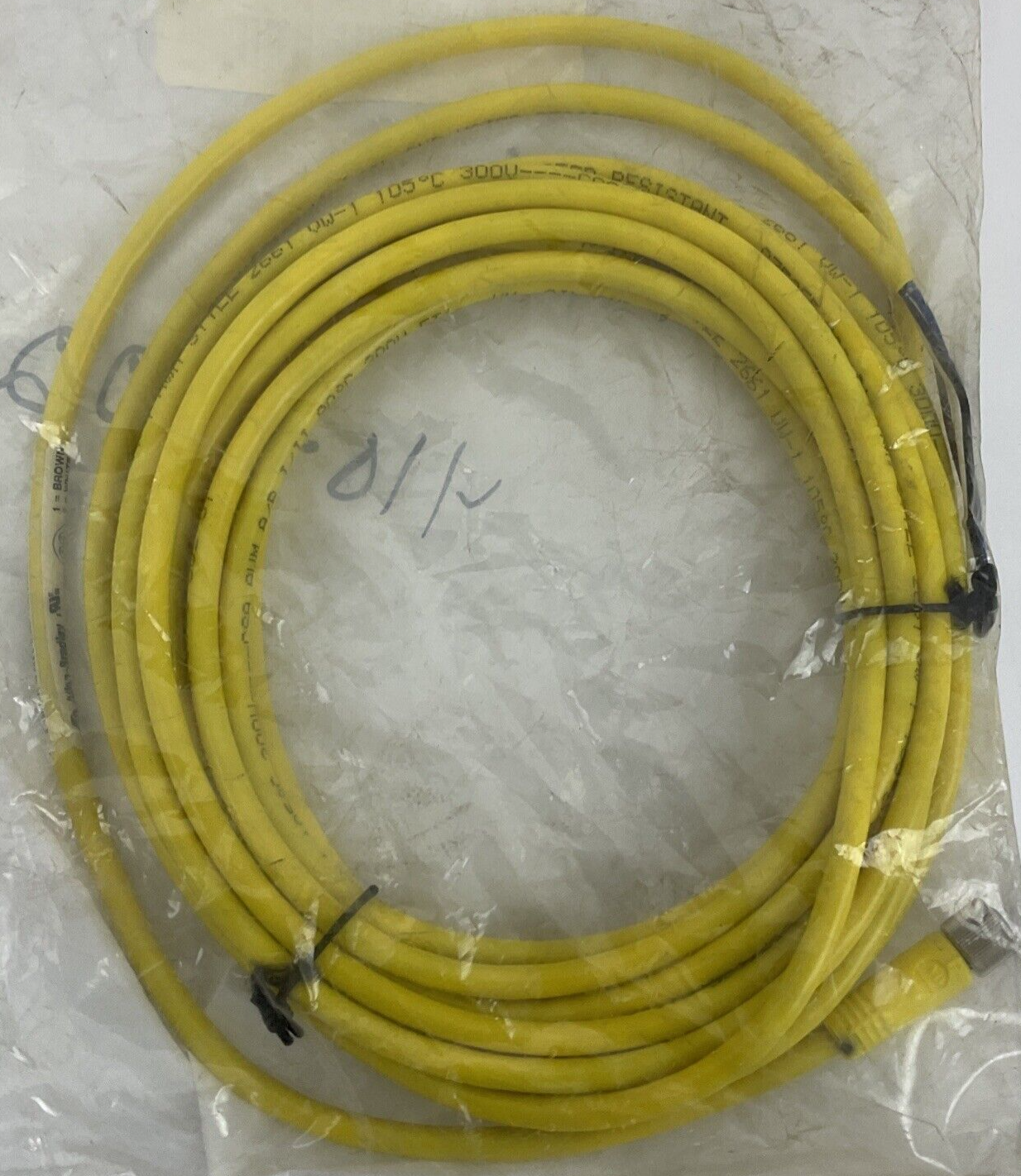 ALLEN BRADLEY 889P-F4AB-5 QD CORDSET 4PIN SER.B