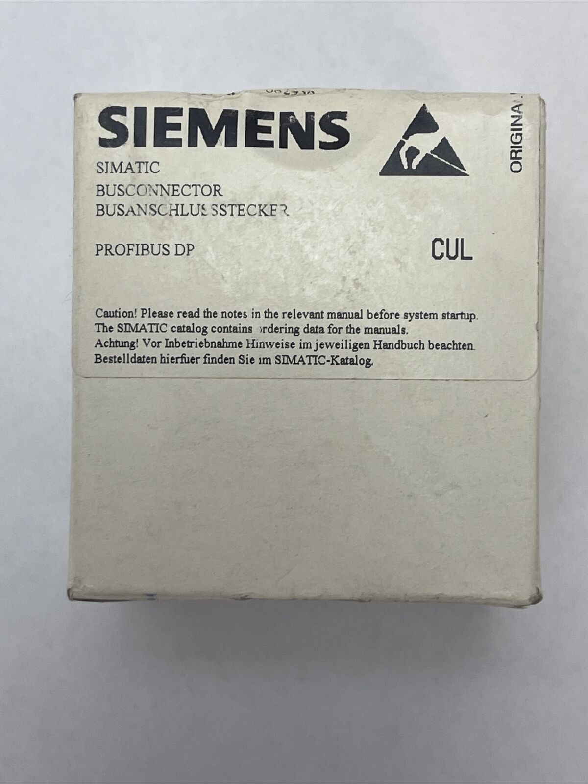 SIEMENS 1P 6ES7 972-0BA50-0XA0 SIMATIC BUSCONNECTOR PROFIBUS DP