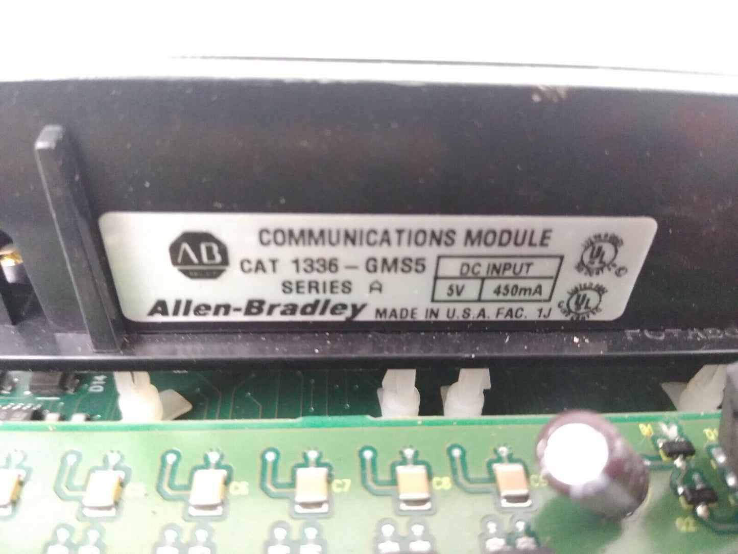 ALLEN BRADLEY 1336F-BRF20-AA-EN-GMS5-L8E AC DRIVE 480V 3PH W/ 1336-GMS5 SER. A