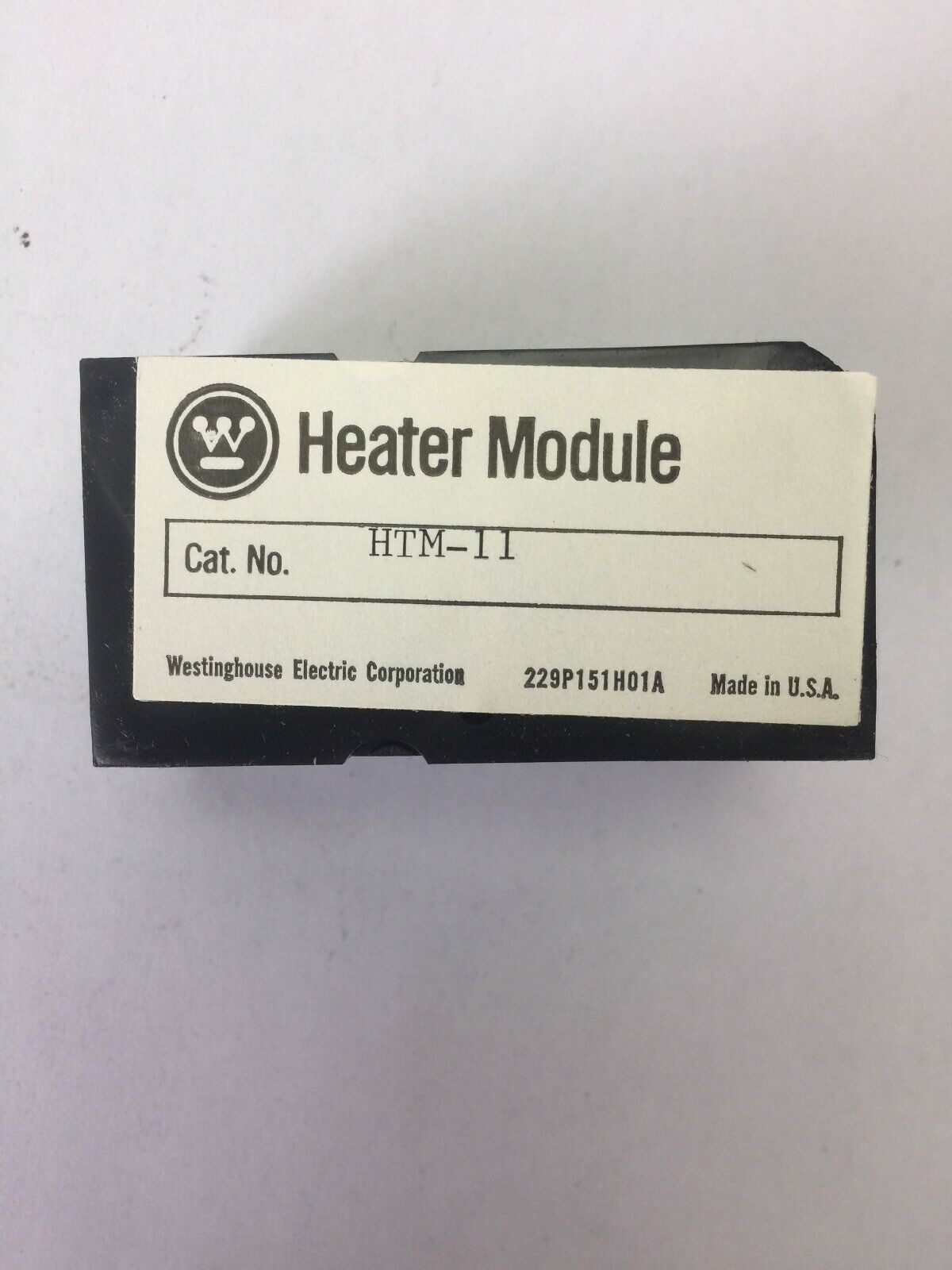 WESTINGHOUSE HTM-11 MOR RELAY HEATER MODULE