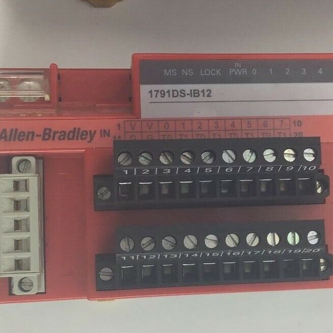 ALLEN BRADLEY 1791DS-IB12 COMPACT BLOCK 12INPUT 24VDC SER.A VER.02