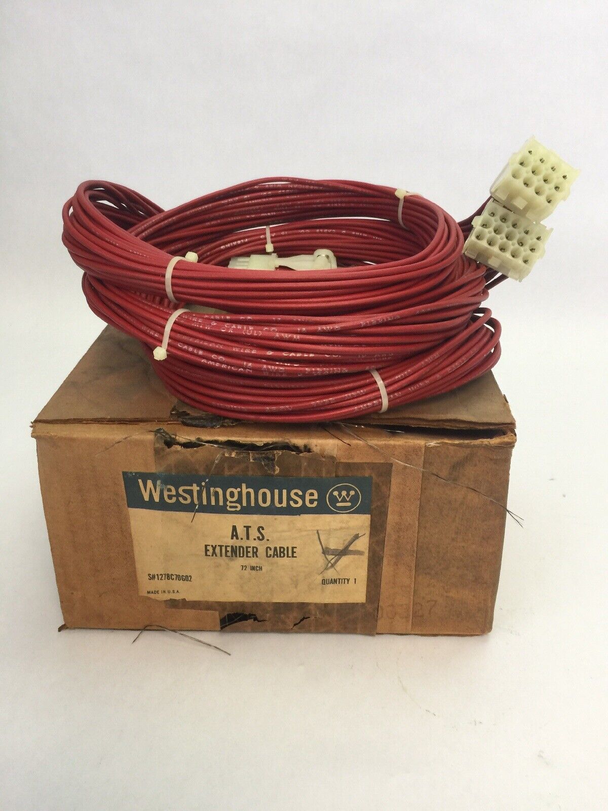 WESTINGHOUSE A.T.S. EXTENDER CABLE 72 INCHES