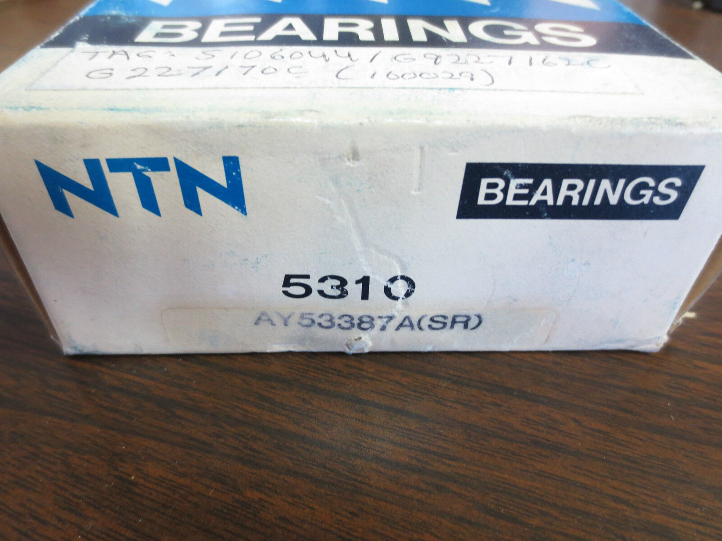 NTN 5310 ANGULAR CONTACT BEARING - 50mm BORE, 110mm OD, 1-3/4 (44.4mm) WIDE