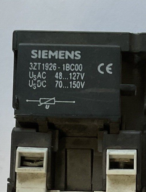 SIEMENS 3RT1025-1A..0 CONTACTOR 690V