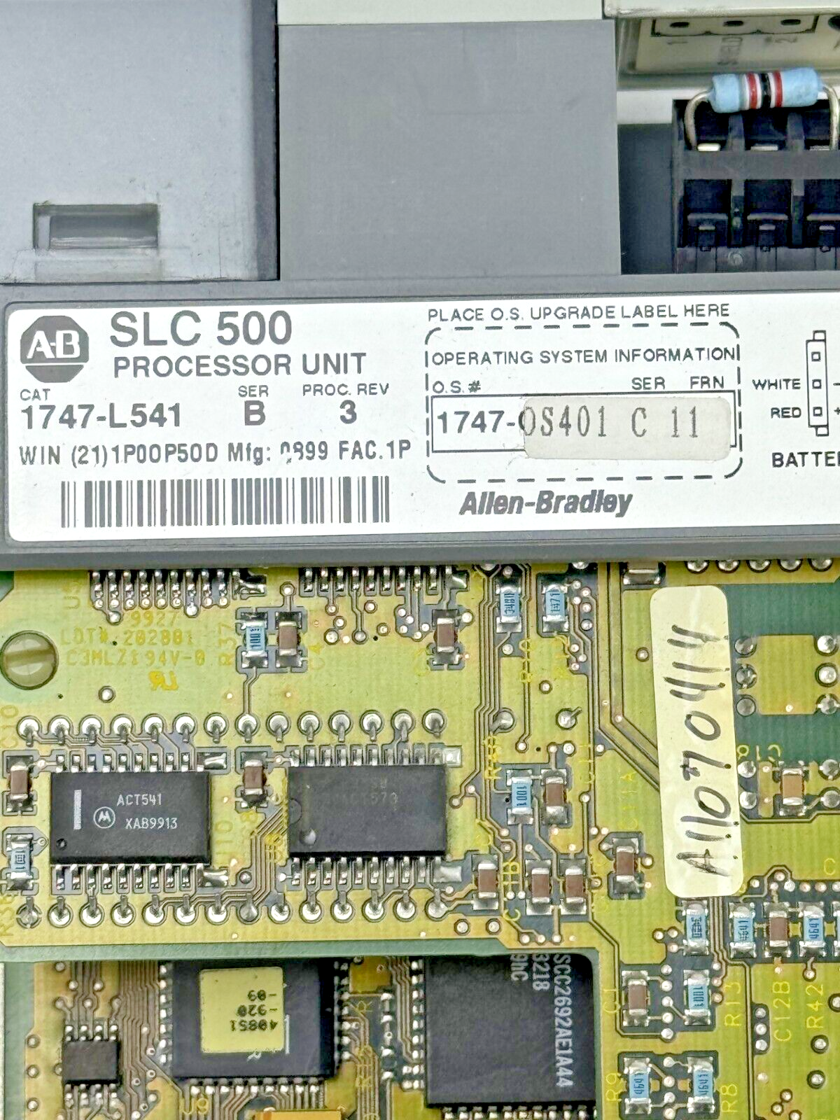 ALLEN-BRADLEY - 1747-L542 SER. C REV. 3 FRN: 11 -SLC 500 CPU 5/04 PROCESSOR