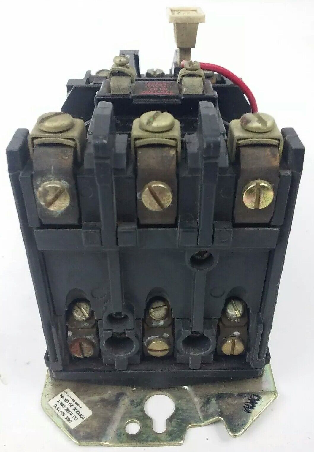 ALLEN BRADLEY 509-BOD SERIES B, SIZE 1, MOTOR STARTER, 27A, 600V,3-5P, 120V COIL