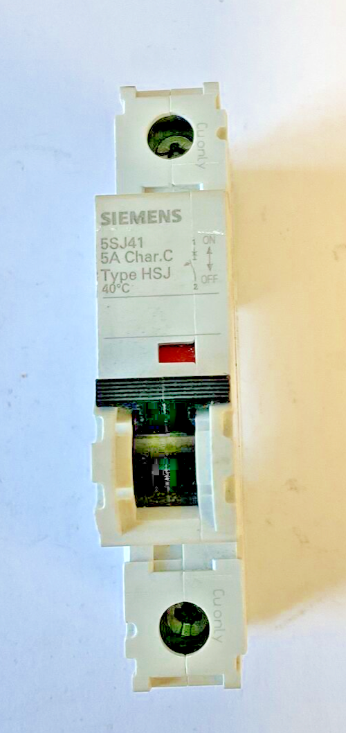 SIEMENS 5SJ4111-7HG40 CIRCUIT BREAKER 5A CHAR.C TYPE HSJ 230V ***LOTOF3***