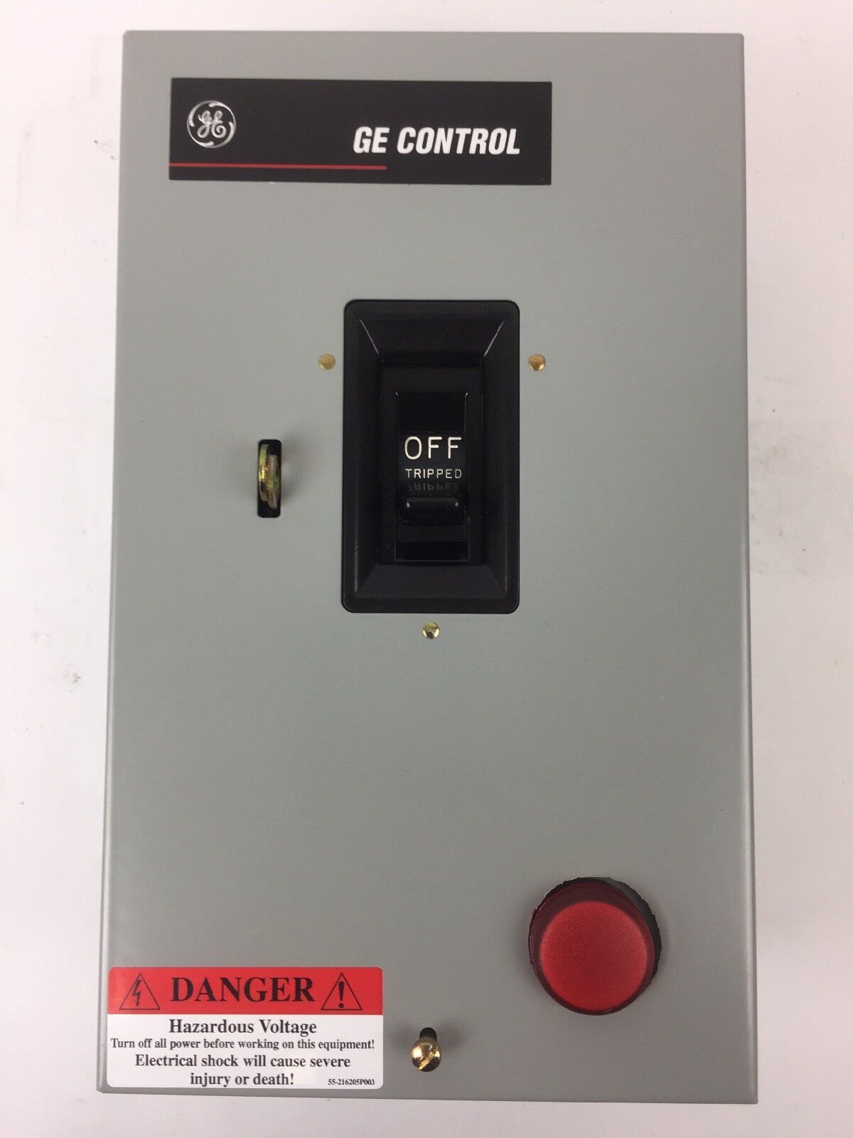GE CR1062R3AAT204R MAN MOTOR STARTER NEMA SIZE M-0 3 POLES/OVERLOADS 480V 60HZ